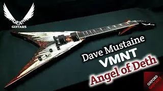 Dean Dave Mustaine Signature VMNT Angel of Deth 2014 Made in Korea Megadeth 4K guitar close up video