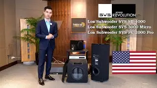 Loa Subwoofer SVS 3000 Micro + SVS SB-4000 +  SVS PC-2000 Pro - Subwoofer  Thông Minh Đến Từ USA