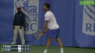 USTA Pro Circuit: Jared Hiltzik vs. Brayden Schnur R1 Dallas Highlights