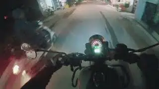 Night Riding 🏍🏍me and my brother💪