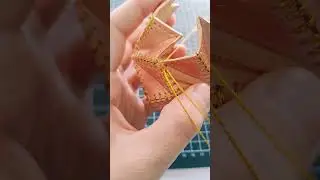 DIY Christmas ornaments made with leather #christmasdecor #leathercraft #leathercrafttutorials