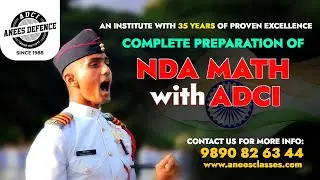NDA Maths, Complex Number Day 20  IAnees Defence Career Institute,PuneI