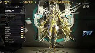 TITANIA - Warframe - Flashing Lights on the frame Only TITANIA - How to fix this Bug ??