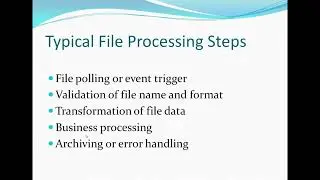 Integration (iPaaS) Concept - 2 - File Based Integration