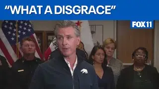 'What a disgrace', Newsom said about MacArthur Park ICE raid  | FOX 11 LA