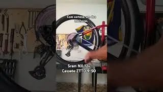 Sram NX 12v. Cassete ZTTO 9-50. O melhor escalonamento. #bike #bikereels #mtb
