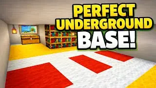 How to Build a Perfect Underground Base in Minecraft! (Step-by-Step)