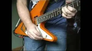 Gibson Reverse V through a Marshall 1974X