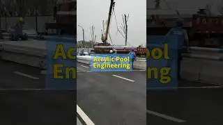 Acrylic Pool Engineering#AcrylicPoolCustomization#CrystalClearInfinityPool#LuxuryLargePoolDesign