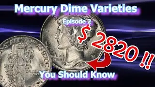 Mercury Dime Varieties You Should Know Ep.2 - 1934, 1943, 1945