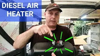 DIESEL AIR HEATER INSTALLATION (CHEAP EBAY CHINESE 5KW HEATER) (KOI POND)