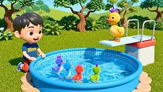 🦆Rainbow Ducks Adventure Song | Cute Animals | Animal Tales