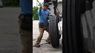 When you&rsquo;re a tire tech by day, but ninja by night 😂🥷 #shortsvideo #shorts #tiremaintenance #otr