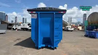 Custom 40 Yard Dumpster with Plastic Lid In Hawaii