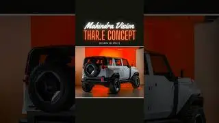 Mahindra Vision Thar.e Concept 👌