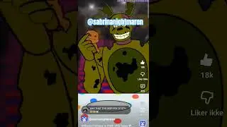 Springtrap deep-fries a baby original by @sabrinanightmaren