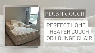 Мягкий большой шезлонг 🛋️ | Бескаркасное кресло для отдыха, идеально подходящее для домашнего дек...