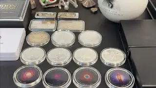 Space in Silver! Silver Bars, Coins & Rounds With A Space Theme 🚀 Space Silver Challenge