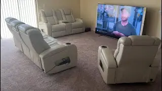 Home Theater Recliner Couch with incredible features🔥‼️