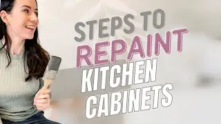 How to Paint Kitchen Cabinets|Budget Kitchen Makeover|Two Tone Kitchen| DIY Tutorial