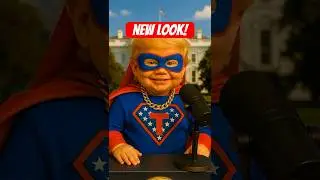 Baby Trump&rsquo;s New Outfit Shocks the Fake News 😂 | AI Parody Short