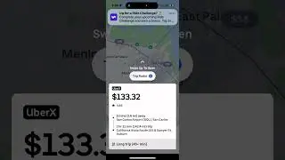 Uber offer 140 mile trip