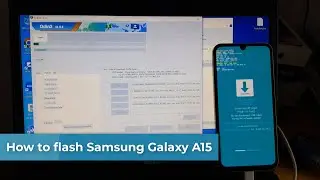 How to flash Samsung Galaxy A15 | Flash firmware Android 14 with ODIN3