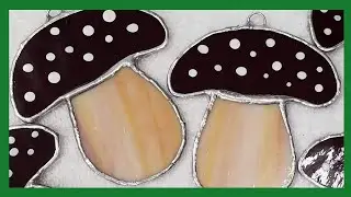 Simple Mushrooms - Stained Glass Project for Beginners
