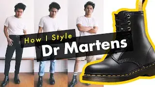 How I Style Dr Martens Boots! - (1460 / Pascal Combat Boots Men's Outfits)