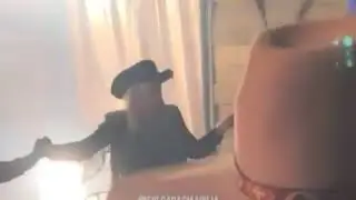 Marília Mendonça e Henrique e Juliano na sua festa de 23 anos