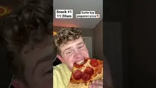 I ate food from the show Stranger Things for the whole day! #shorts #strangerthings #food