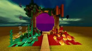 Minecraft Stock video Release 1 (portal timelapse)