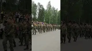 Karjalan prikaati vala 16.8.2024  ohimarssi#militarylife