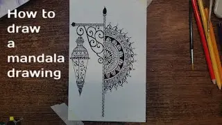 Drawing || How To Draw Lamp with carpet Step By Step || lampDrawing || Lamp || Drawing With Pens