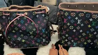 COMPARISON: Authentic VS Replica Louis Vuitton Multicolor Noe 