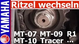 YAMAHA  Ritzel wechseln an diversen Modellen
