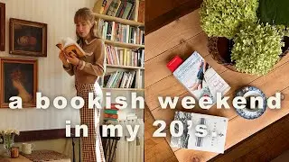 Подвесные книжные полки и поход в букинистический магазин | книжные выходные в мои 20 лет.