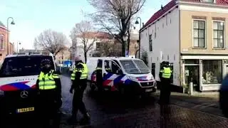 Daniël Gerritsen gearresteerd bij Kerstmarkt Vlaardingen..  11-12-2021