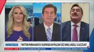 Newsmax host walks off set during Mike Lindell interview