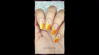 Easy Abstract Nail Art design #shorts #nail #nails #nail art #nail art #abstract nail art of 2022