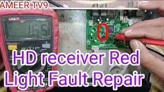 HD receiver red light Fault Repair Urdu Hindi AMEER TV9