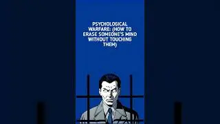 6 PSYCHOLOGICAL WARFARE - (HOW TO ERASE SOMEONE'S MIND WITHOUT TOUCHING THEM) #psycholgyfacts #fact