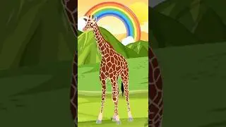 What animal is this?  has a long neck and high #animal #animalname #giraffe