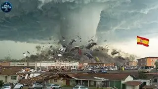 Rare Coastal Tornado Strikes Murcia, Spain: Chaos in Streets, Residents in Shock