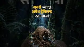 World ka Most Illegally Trafficked Mammal 😱 #Shorts #ReelsViral #DidYouKnow #FactVideo #MustWatch