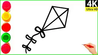 patang drawing easy || kite drawing easy / patang drawing / kite drawing for kids 