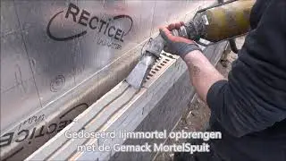 Gema&copy;k lijm- en dunbedsysteem bij lijmwerk gevelstenen woning te Doetinchem