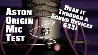 Aston Origin Mic Voice Over Test with Halo reflection filter
