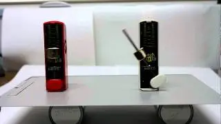 Synchronization (with external perturbation)/ 同期現象のデモ (途中外力あり)