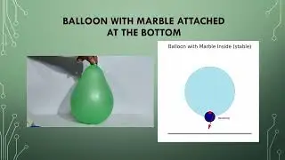 Центр масс и устойчивость (эксперимент с шариком и шаром)
